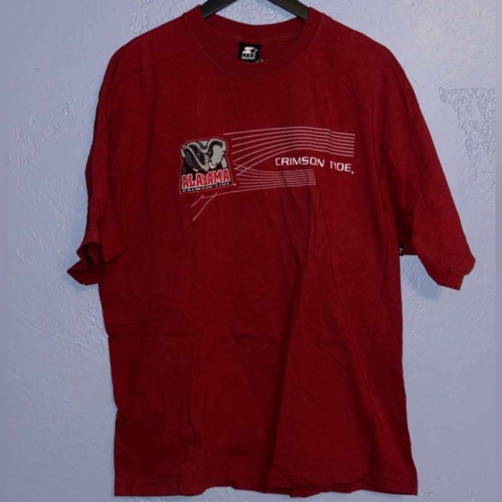 Vintage Starter Alabama Crimson Tide Short Sleeve Shirt Size L